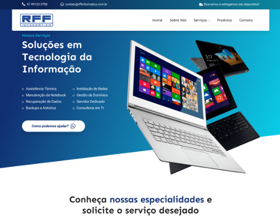 Criação de Sites Layout